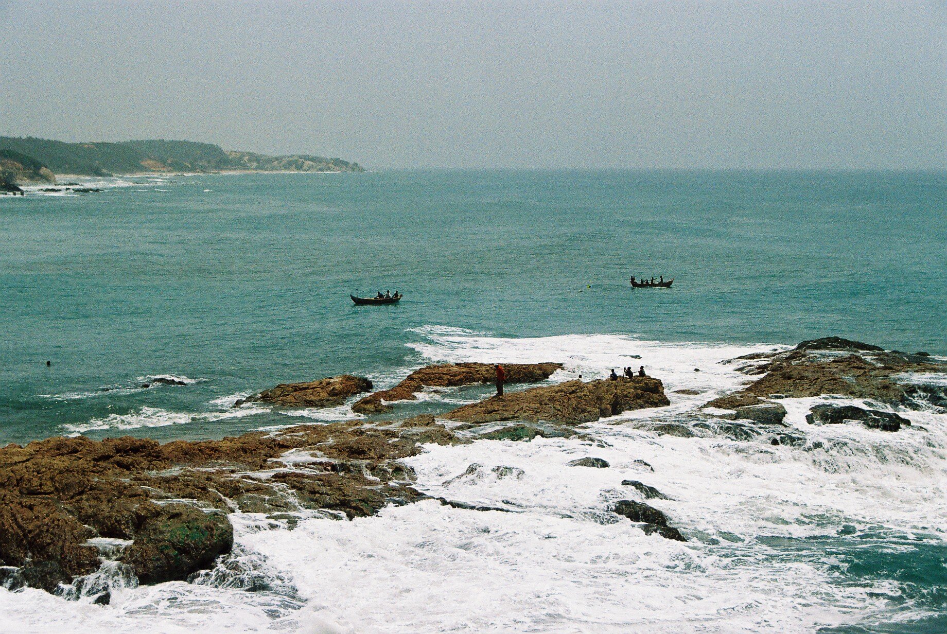 The cliffs at Cape coast Castle